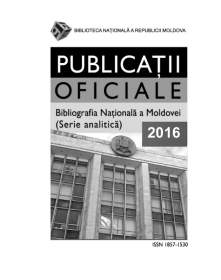 Publicații oficiale 2016