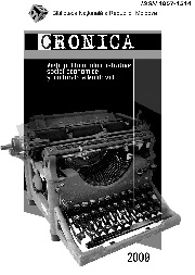 Cronica vieţii 2009