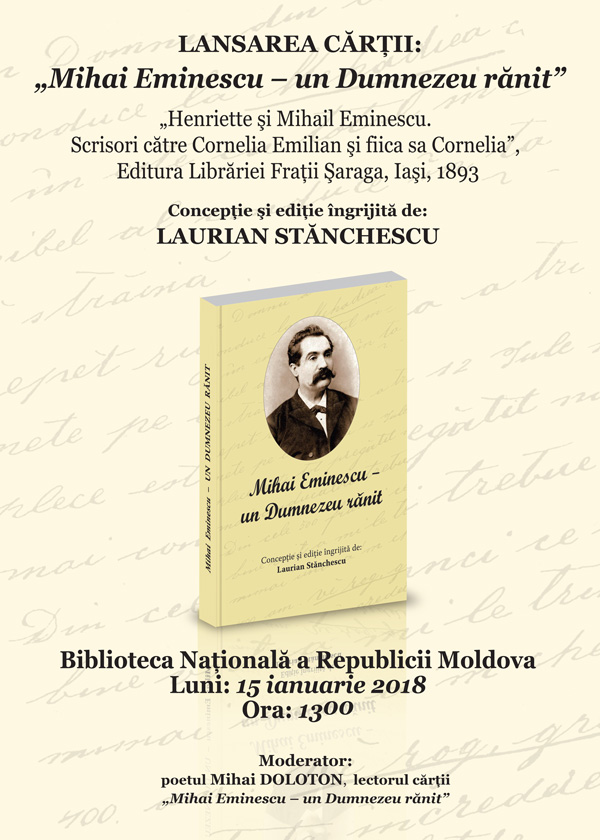 20180115 LANSARE DE CARTE Mihai Eminescu big