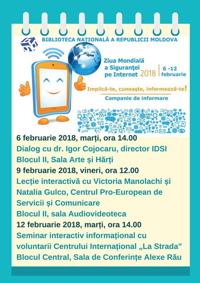 Campanie de informare  „Ziua Mondială a Siguranței pe Internet 2018”